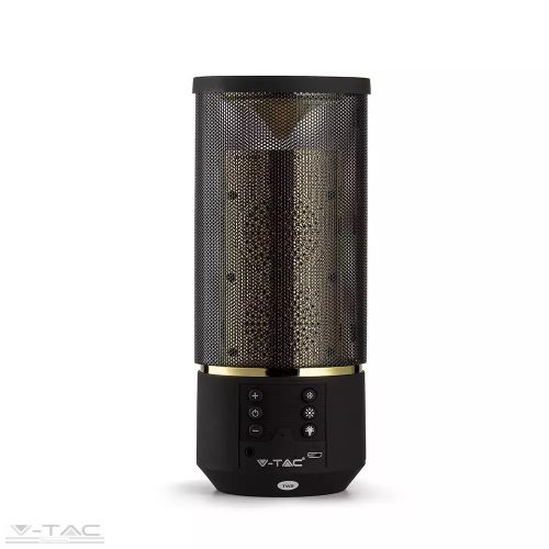V-TAC-SKU7724 - Hordozható bluetooth hangszóró fekete 1200mAh - 7724