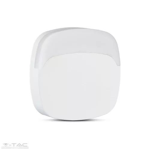 V-TAC-SKU827 - LED éjszakai fény 0,5W beépített alkonykapcsolóval 4000K - PRO827