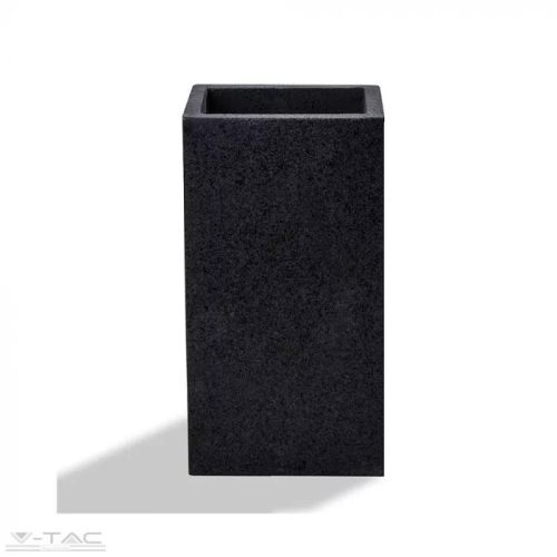 V-TAC-SKU8694 - Oldalfali lámpatest G9 foglalattal téglalap sötét szürke - 8694
