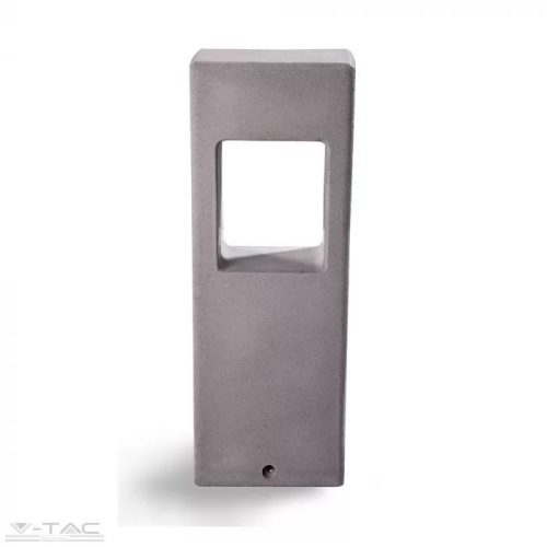 V-TAC-SKU8699 - 8W Kültéri beton gyeplámpa 24° világos szürke 3000K IP65 - 8699