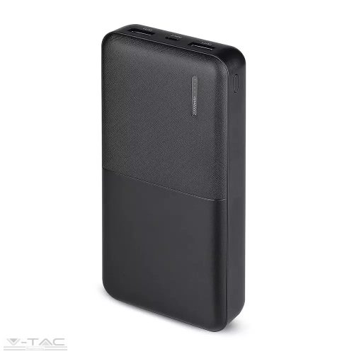 V-TAC-SKU8903 - Fekete Power bank 20000 mAh - 8903