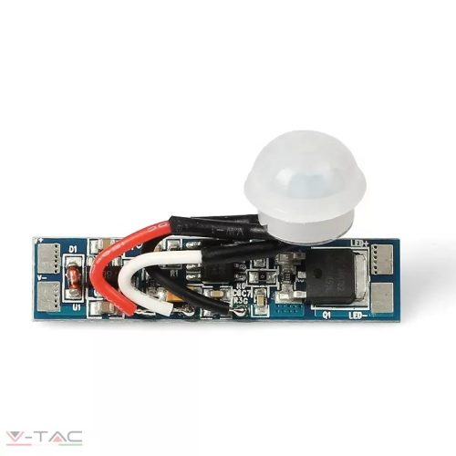 Profilba építhető mozgásérzékelős kapcsoló 12/24V 8A - PIR001 V-TAC