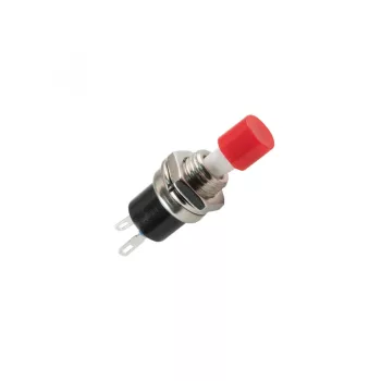   SOMOGYI ELEKTRONIC - SP 02/RD - Nyomógomb, 250 V~ / 1,5 A, 1ák, mini, HQ