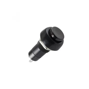   SOMOGYI ELEKTRONIC - SP 10/BK - Nyomógomb, 125V/3A - 250V/1A fekete
