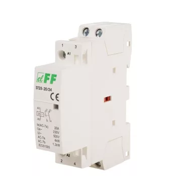   F&F Filipowski - ST25-20/24 - Moduláris kontaktor, 25A, 24 VAC, 2 NO, 1 modul - HD Hungária - ST25-20-24V