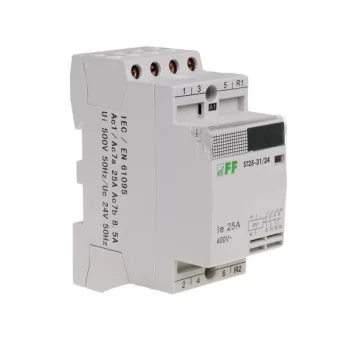   F&F Filipowski - ST25-31/24 - Moduláris kontaktor, 25A, 24VAC, 3NO+1NC, 2 modul - HD Hungária - ST25-31/24