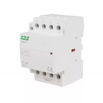   F&F Filipowski - ST40-04 - Moduláris kontaktor, 40A, 4NC, 3 modul - HD Hungária - ST40-04
