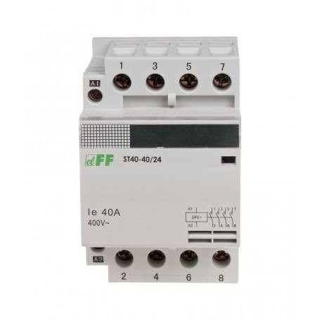 F>F Filipowski - ST40-40/24 - Moduláris kontaktor, 40A, 24V 4NO - HD Hungária - ST40-40/24