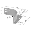 KOPOS ELEKTRO - SU 110 F - Kábeltálca saroktoldó elem Csatlakozó idom univerzális -1/10db