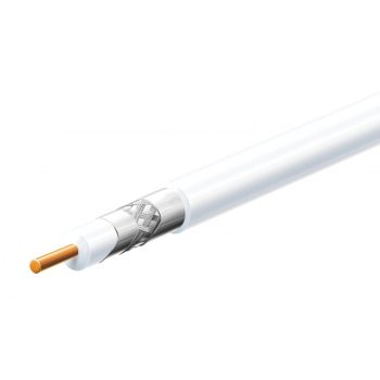   SOMOGYI ELEKTRONIC - S 6TSV/WH - Koax kábel, 75 Ohm, trishield, 305m/tk