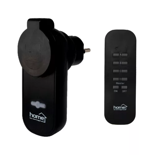 SOMOGYI ELEKTRONIC - THO 111 - Távirányítható IP44 hálózati aljzat, 1000 W, távirányítóval