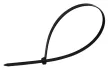 TRACON 1001PR - Normál kábelkötegelő, fekete 1000×12.6mm, D=40-302mm, PA6.6