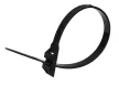 TRACON 132-12 - PA12 kábelkötegelő, UV-álló, fekete 132×9mm, D=4-27mm, PA12