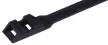 TRACON 180-12 - PA12 kábelkötegelő, UV-álló, fekete 180×9mm, D=5-45mm, PA12