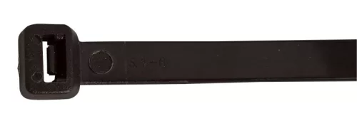 TRACON 201PR - Normál kábelkötegelő, fekete 200×2.6mm, D=1-52mm, PA6.6
