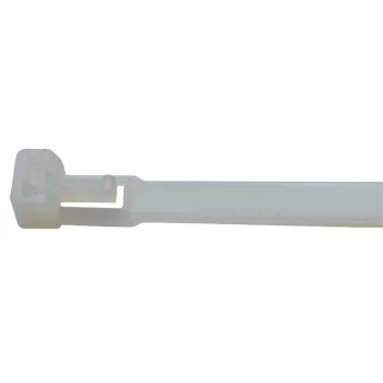   TRACON 260-NY - Nyitható kábelkötegelő, natúr 250×7.6mm, D=10-65mm, PA 6.6