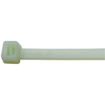   TRACON 260T - Hőálló kábelkábelkötegelő, natúr 365×7,8mm, D=8-100mm, PA6.6, +105°C/135°C