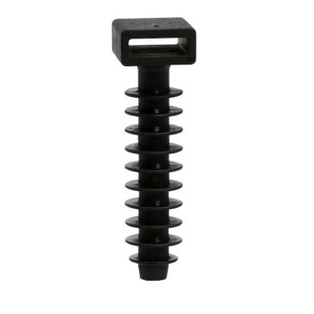   TRACON 5458N - Beüthető kábelkötegelő tipli d=7mm, A=9,8×2,1mm, PA6.6