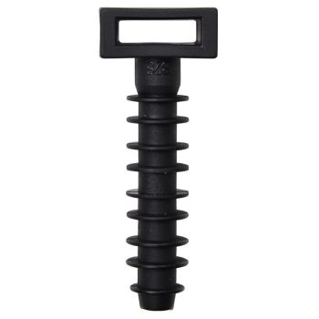   TRACON 9843 - Beüthető kábelkötegelő tipli d=8mm, A=10,3×3,2mm, PA6.6