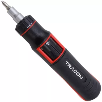  TRACON ACS10 - Racsnis csavarhúzó beépített cserélhető fejekkel 190mm, 10 bit