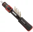TRACON ACS10 - Racsnis csavarhúzó beépített cserélhető fejekkel 190mm, 10 bit
