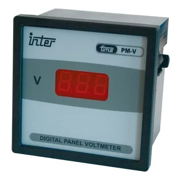   TRACON ACVMD-72-500 - Digitális 1 fázisú váltakozó áramú voltmérő, direkt 72×72mm, 500V AC