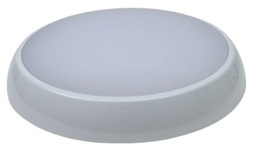 TRACON ADAM12W - Falon kívüli védett LED világítótest, áll. színhőmérséklet 230 VAC, 12 W, 1200 lm, 3000/4000/6500 K, IP54,D=320mm,EEI=E