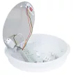 TRACON ADAMS12W - Falon kívüli védett LED világítótest,m.érzékelő,áll. színhő 230VAC,12W,1200lm,3000/4000/6500K,1-8m,10s-12m,IP54,EEI=E