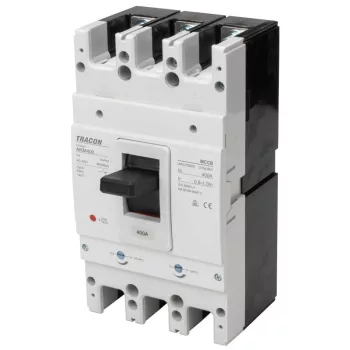  TRACON AKM3-400 - Kompakt megszakító 3P,400A,Ir=(0,8-1,0)In,400/415V, 50/60Hz, Icu=50kA, Ics=35kA