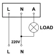 TRACON ALK-OUT - Alkonyatkapcsoló 10A/230V, 50Hz, 5-50lux, IP44