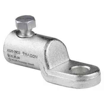   TRACON AS25-95CS16 - Szakadófejes csavaros alumínium szemes csősaru 16-70mm2, 1×M12