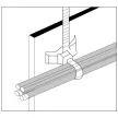 TRACON BK-200 - Benyomótüskés kábelkötegelő, natúr 200x4,8mm, D=30mm, PA6.6, d=6mm