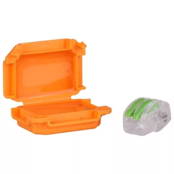   TRACON BOXW1 - Vízálló műanyag doboz, narancssárga 41x28x19mm, IPX8
