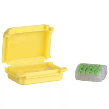   TRACON BOXW3 - Vízálló műanyag doboz, sárga 53x39x24mm, IPX8