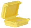 TRACON BOXW3 - Vízálló műanyag doboz, sárga 53x39x24mm, IPX8
