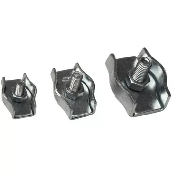   TRACON BSZ1-8 - Sodronyszorító bilincs, szimpla, acél d=8-9mm, M8
