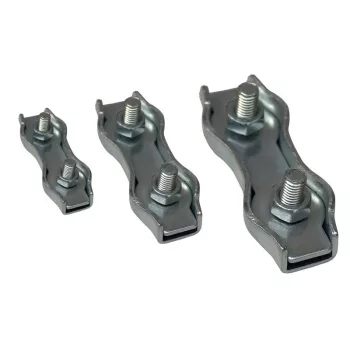   TRACON BSZ2-2 - Sodronyszorító bilincs, dupla, acél d=2-2,5mm, M4
