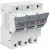 TRACON CFBL3P100 - Szakaszolókapcsoló-biztosító hengeres bizt.hoz, maszkolható 100A, 22x58mm, Un=400V/690V, 3P, LED
