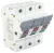 TRACON CFBL3P50 - Szakaszolókapcsoló-biztosító hengeres bizt.hoz, maszkolható 50A, 14x51mm, Un=400V/690V, AC22B, 3P, LED