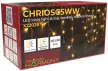 TRACON CHRIOSC5WW - Karácsonyi sziporkázó jégcsapfényfüggöny,kül/beltér(X22028) 230VAC, 5+5M, 125LED, 3,6W, 2600-2700K, IP44