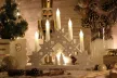 TRACON CHRSTCANWW5WW - LED karácsonyi gyertyapiramis,csillag,fa,fehér,elemes(X22099) Timer 6+18h,5LED, 3000K, 2xAA