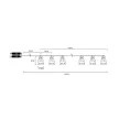 TRACON CHRSTCPPW10WW - LED karácsonyi lánc, csomag, elemes (X22067) Timer 6+18h,10LED, 3000K, 2xAA