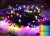 TRACON CHRSTOB100RGB - Karácsonyi fényfüzér, színes,kültéri/beltéri (X22019) 230VAC, 2+10M, 100LED, 3,6W, RGB, IP44