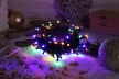 TRACON CHRSTOP100RGB - Karácsonyi programozható fényfüzér,színes,kül/beltér(X22020) 230VAC, 2+10M, 100LED, 3,6W, RGB, IP44