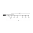 TRACON CHRSTRDA10WW - LED karácsonyi lánc, szarvas,elemes (X22068) Timer 6+18h,10LED, 3000K, 2xAA