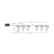 TRACON CHRSTRDPW10WW - LED karácsonyi lánc, szarvas,elemes (X22066) Timer 6+18h,10LED, 3000K, 2xAA