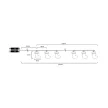 TRACON CHRSTSPW10WW - LED karácsonyi lánc, zokni, elemes (X22070) Timer 6+18h,10LED, 3000K, 2xAA