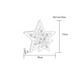 TRACON CHRSTWDS6WW - LED karácsonyi csillag, fa, elemes (X22040) Timer 6+18h, 6LED, 3000K, 2xAAA