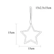 TRACON CHRSTWW5WW - LED karácsonyi csillag, fa, elemes (X22093) Timer 6+18h,5LED, 3000K, 2xAA