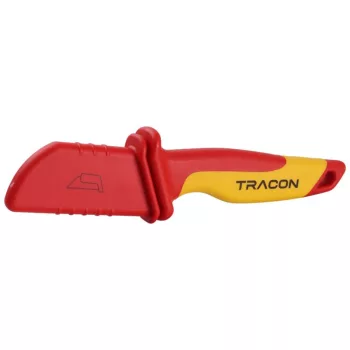   TRACON CK1 - 1000 V-ra szigetelt kábelkés, kétélű 8cr18, L= 200mm
